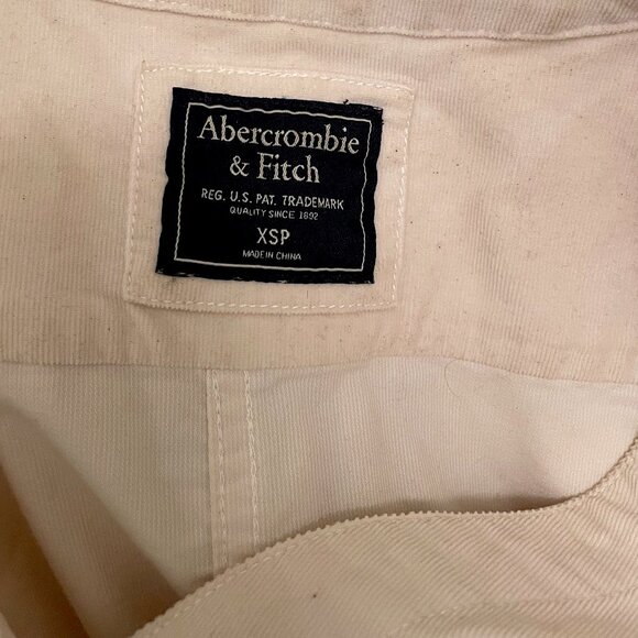 Cream Corduroy Jumpsuit - Abercrombie & Fitch - Picture 2 of 3